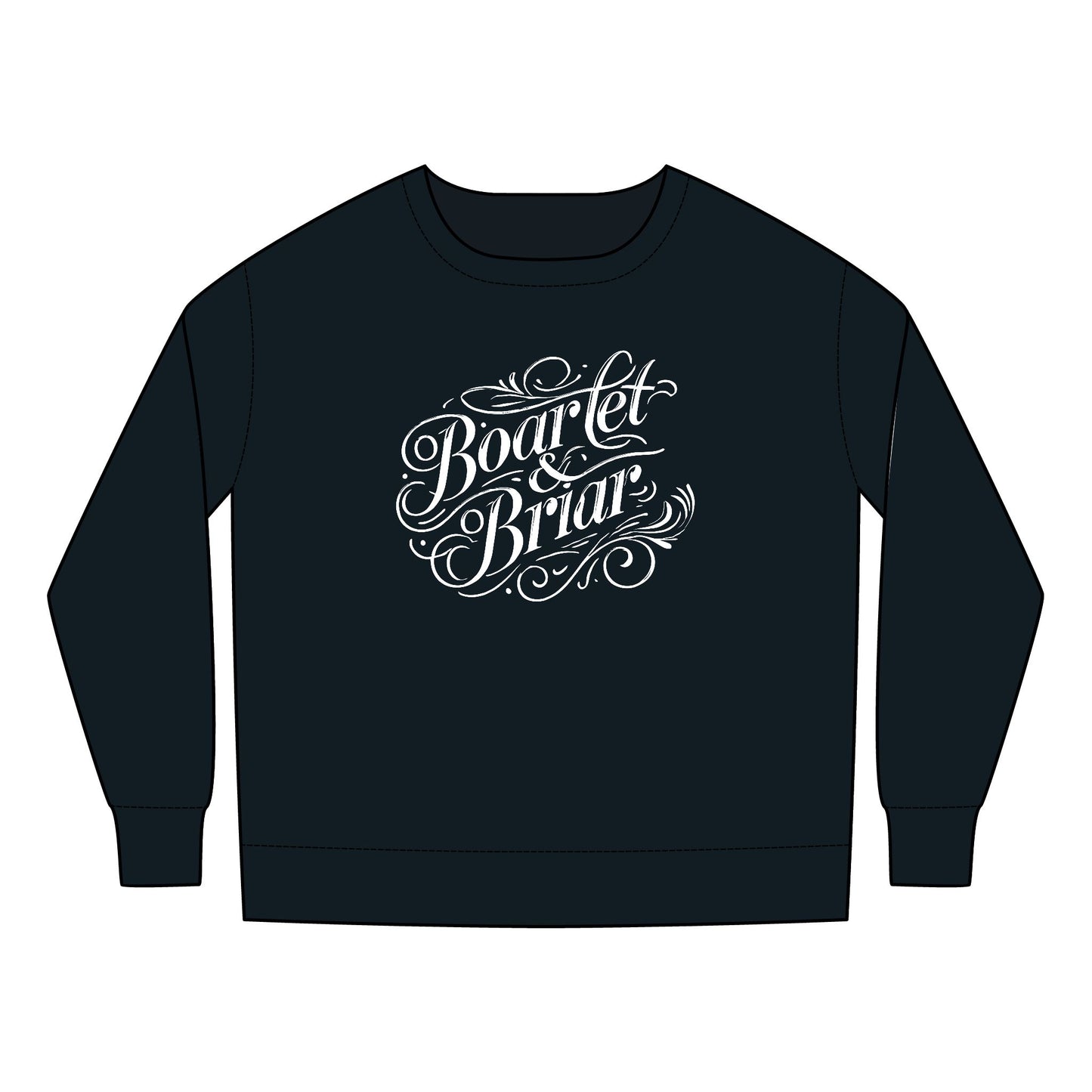Boarlet & Briar Script Toddler Sweatshirt