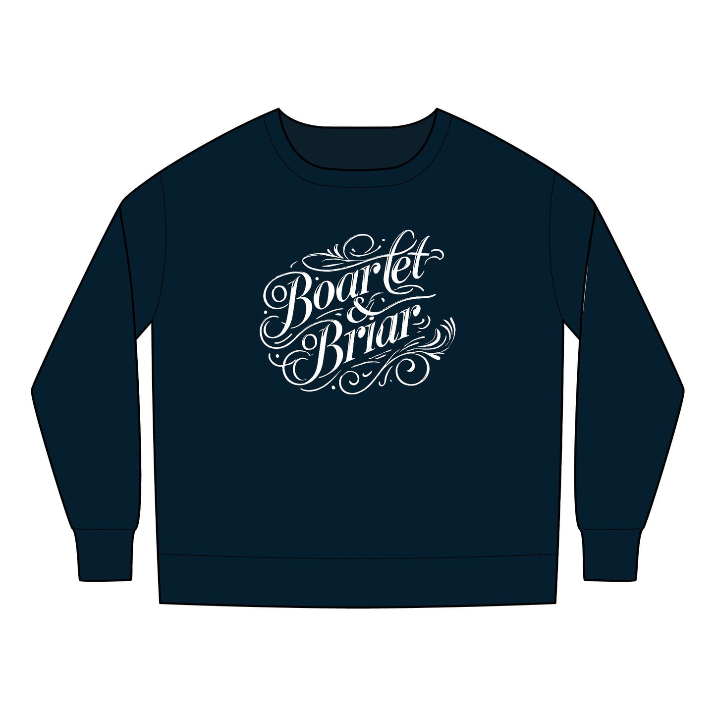 Boarlet & Briar Script Toddler Sweatshirt