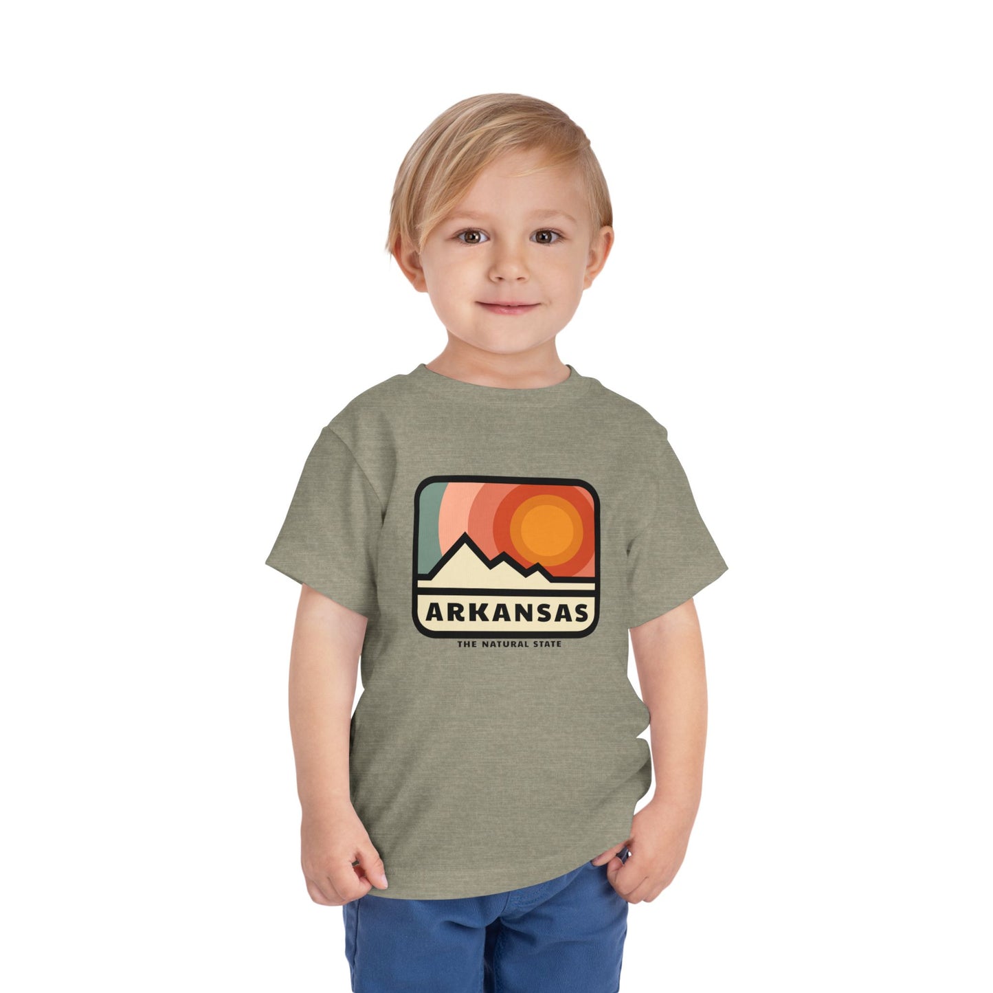Arkansas The Natural State Vintage Sun - Kids