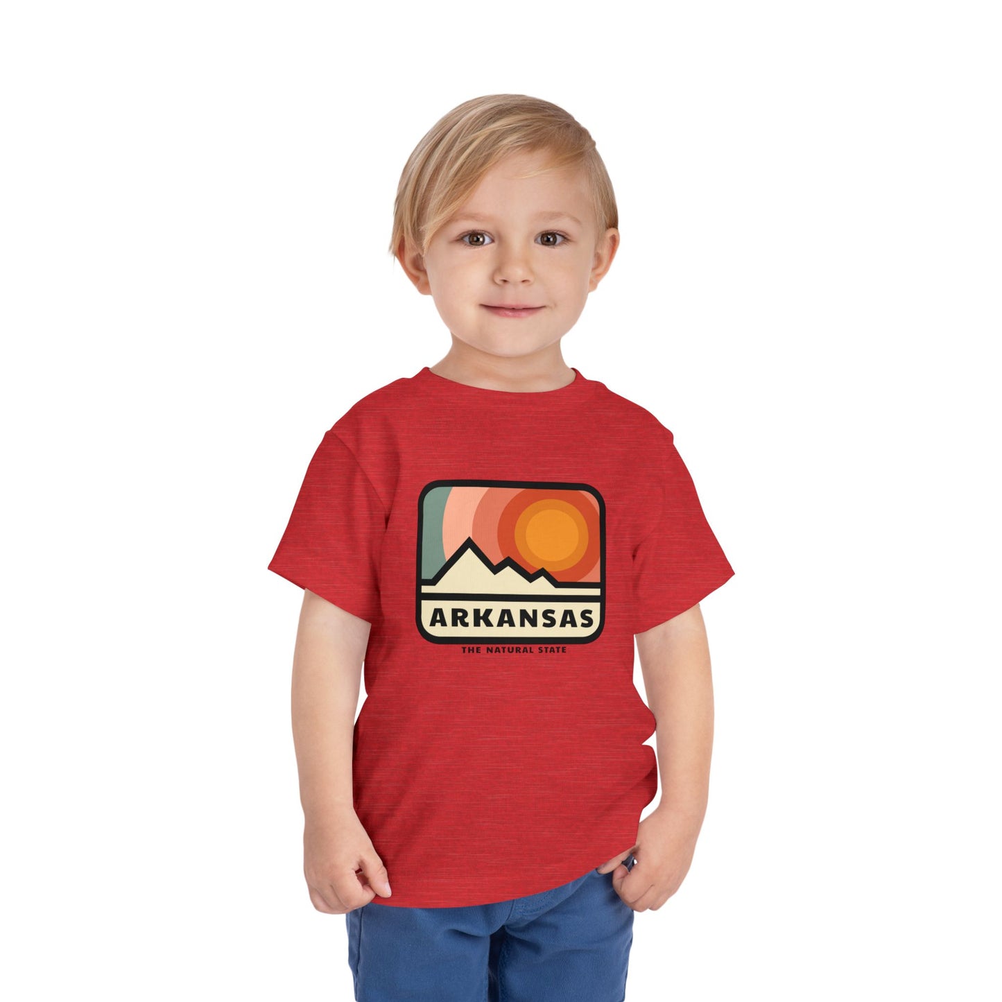 Arkansas The Natural State Vintage Sun - Kids