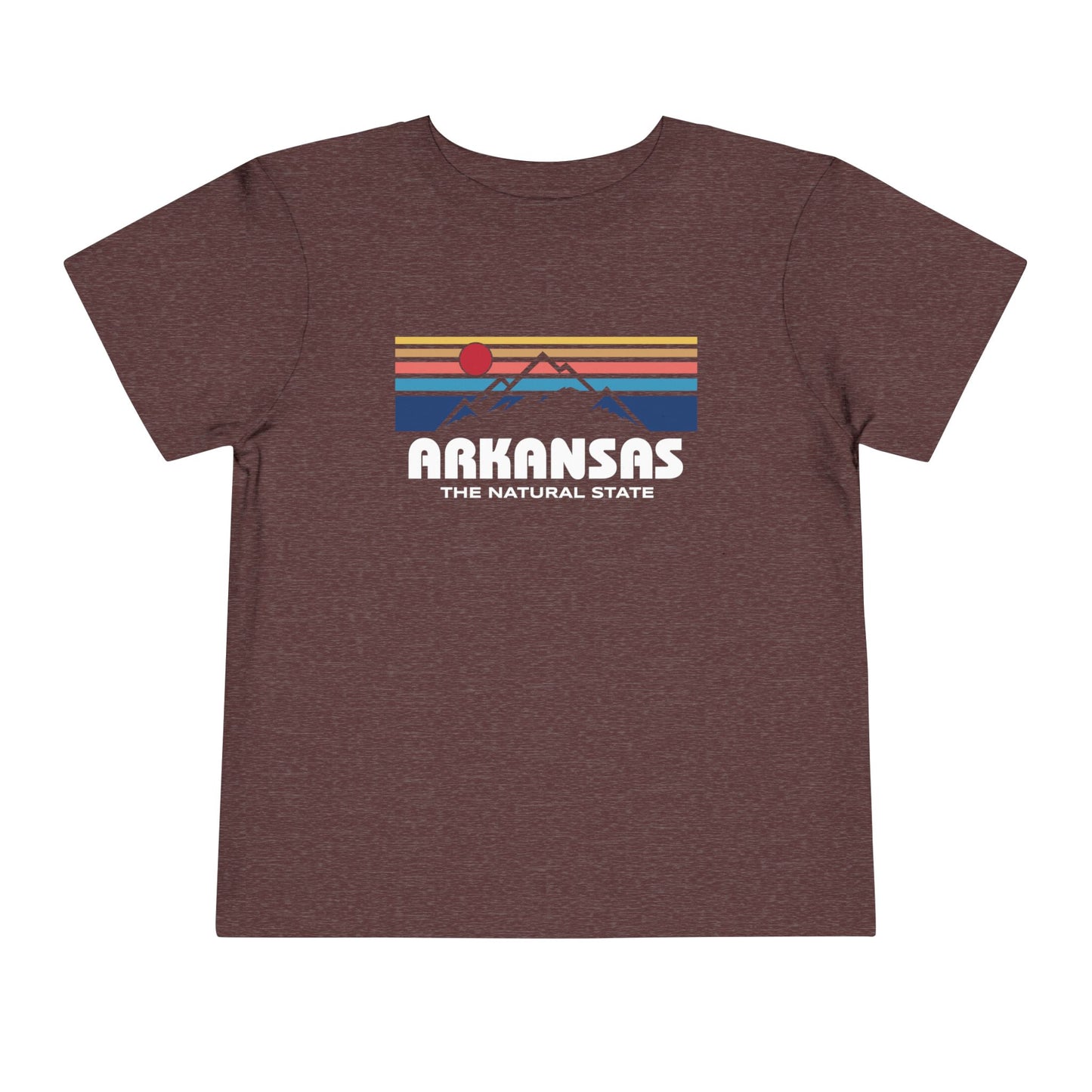 Arkansas Retro Mountain Range - Kids Toddler Short Sleeve Tee