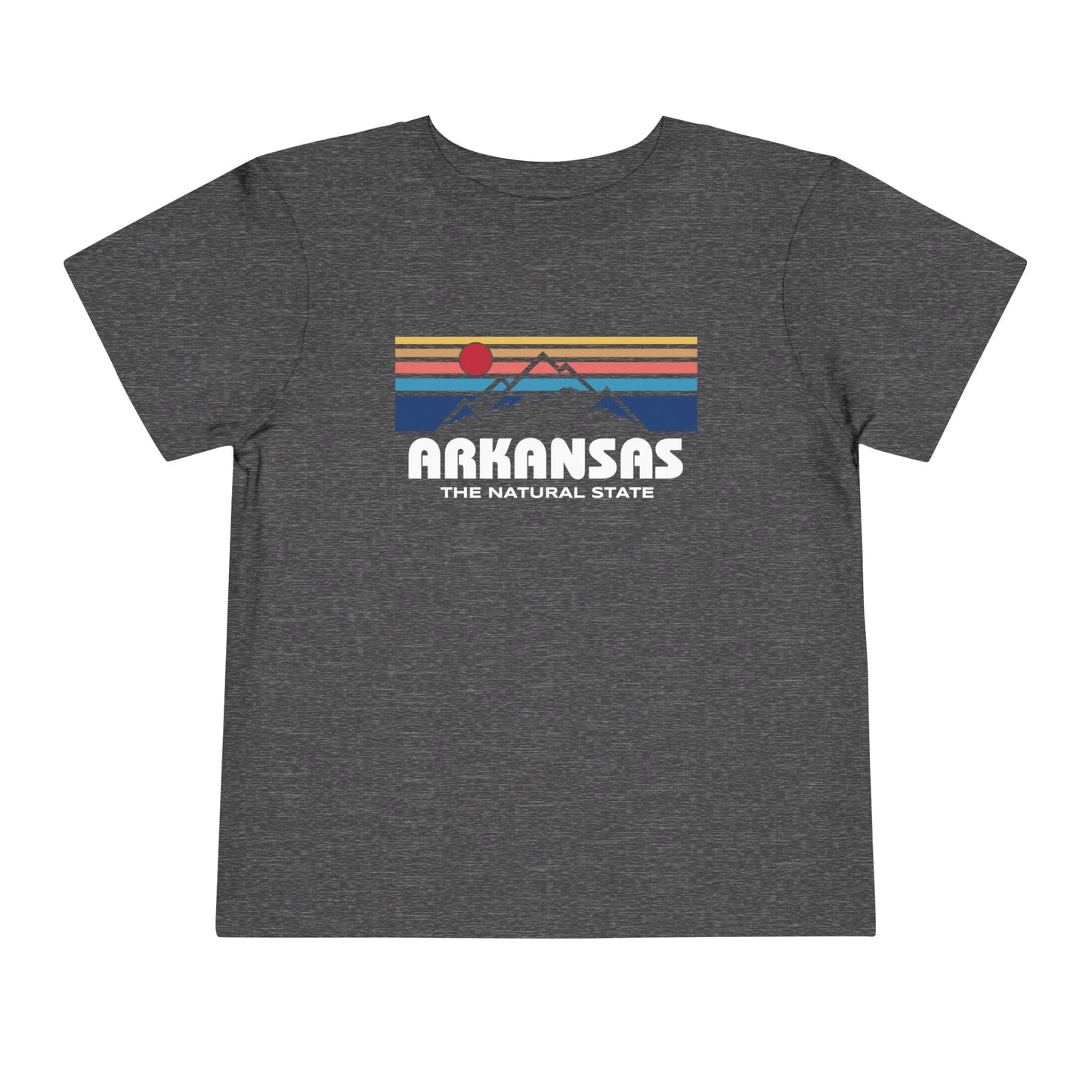 Arkansas Retro Mountain Range - Kids Toddler Short Sleeve Tee