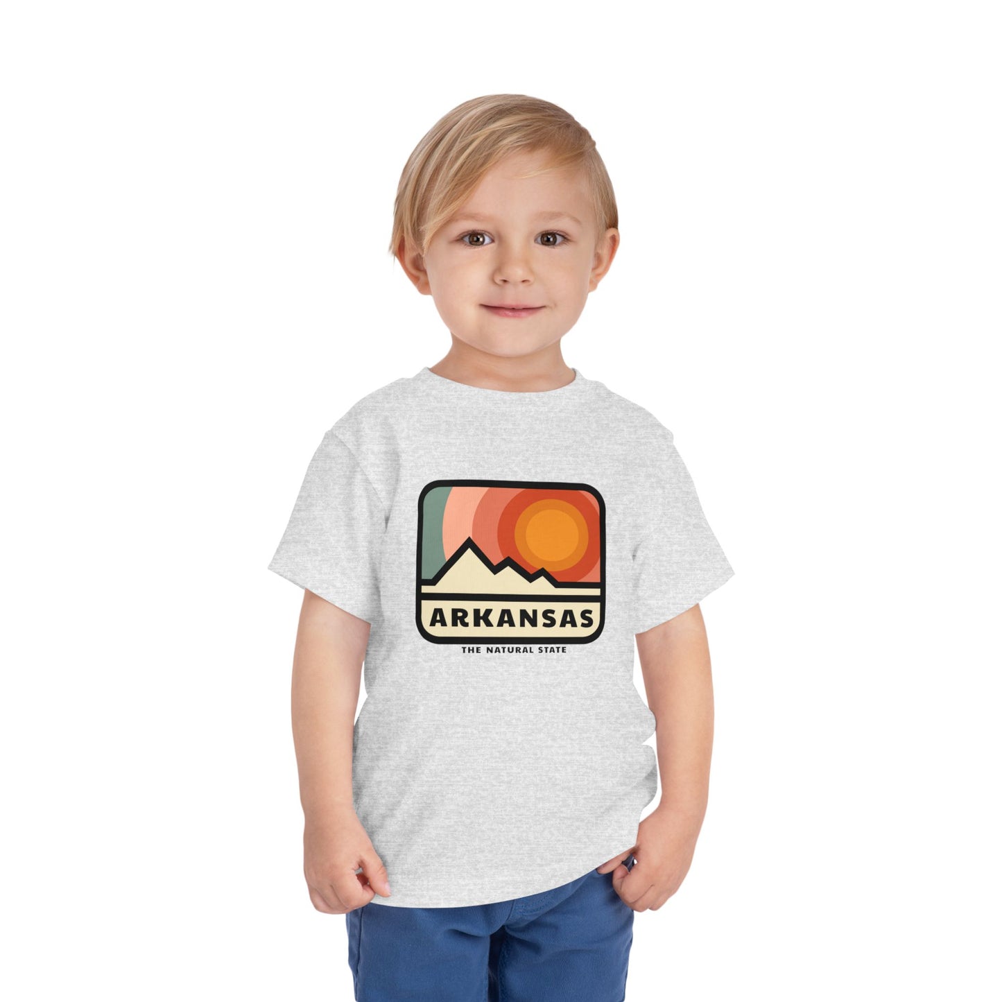Arkansas The Natural State Vintage Sun - Kids