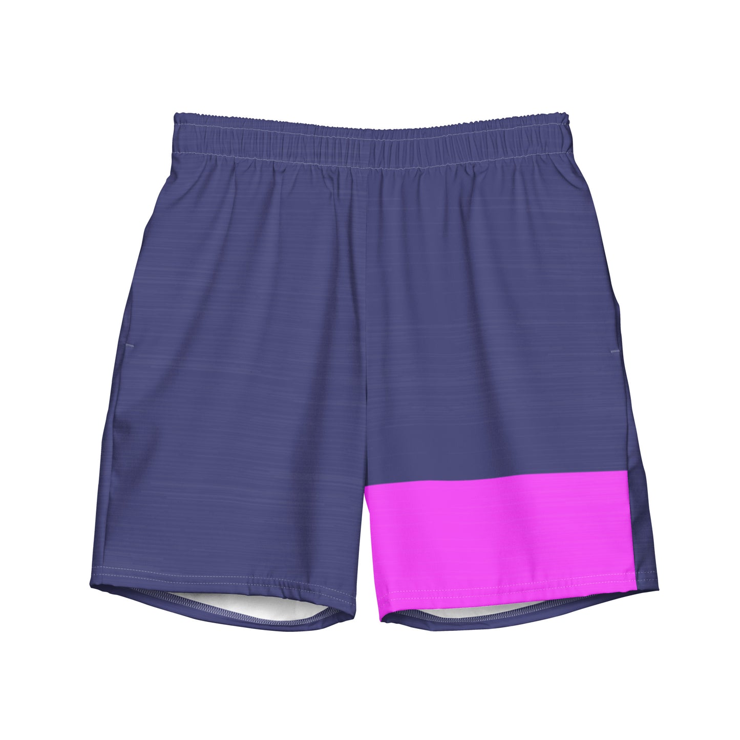 Purple Swimming Trunks Color Block