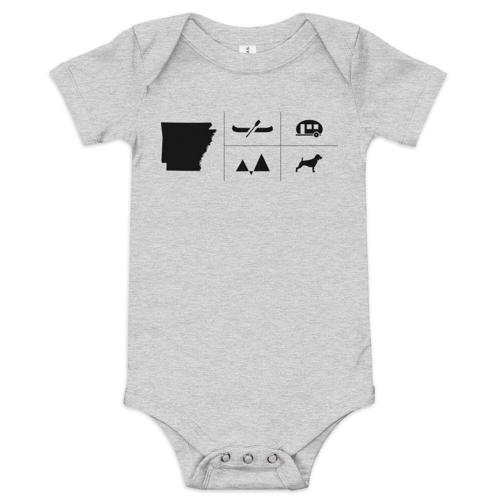 Arkansas Outdoors Onesie