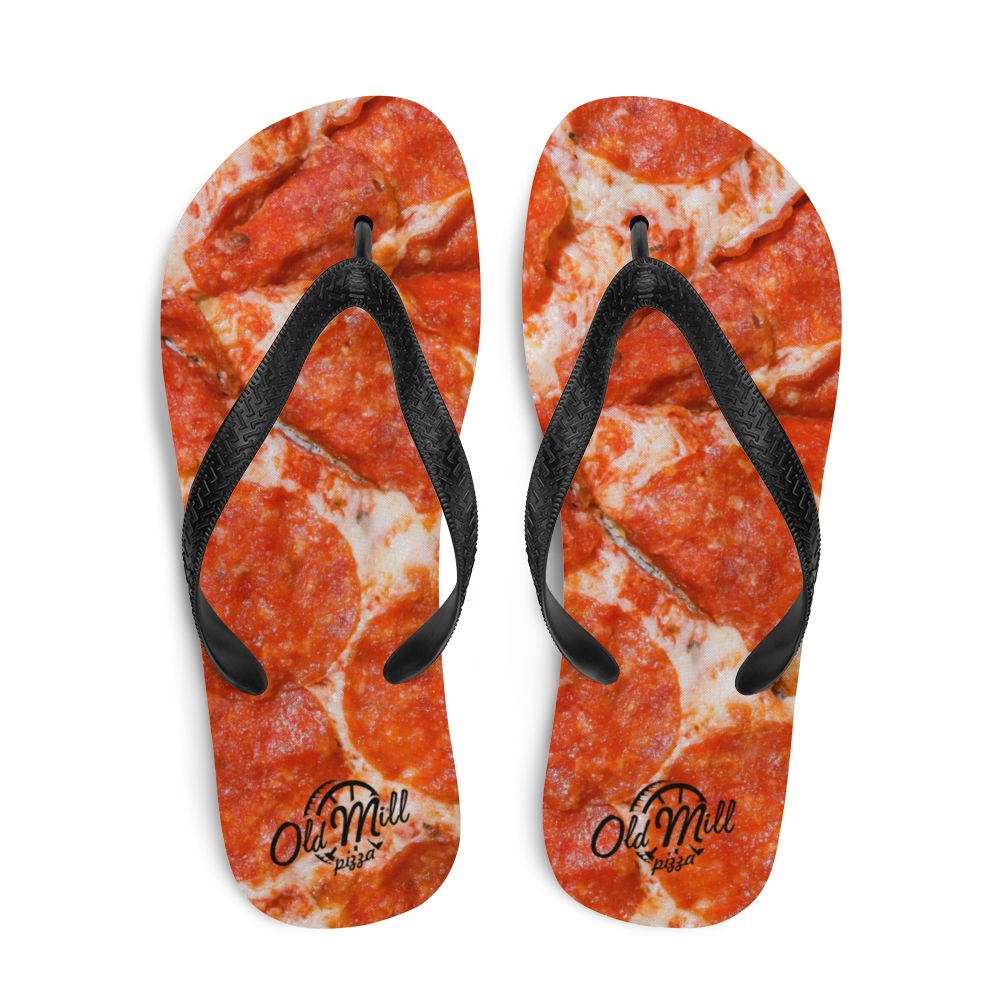 Old Mill Pepperoni Flip-Flops