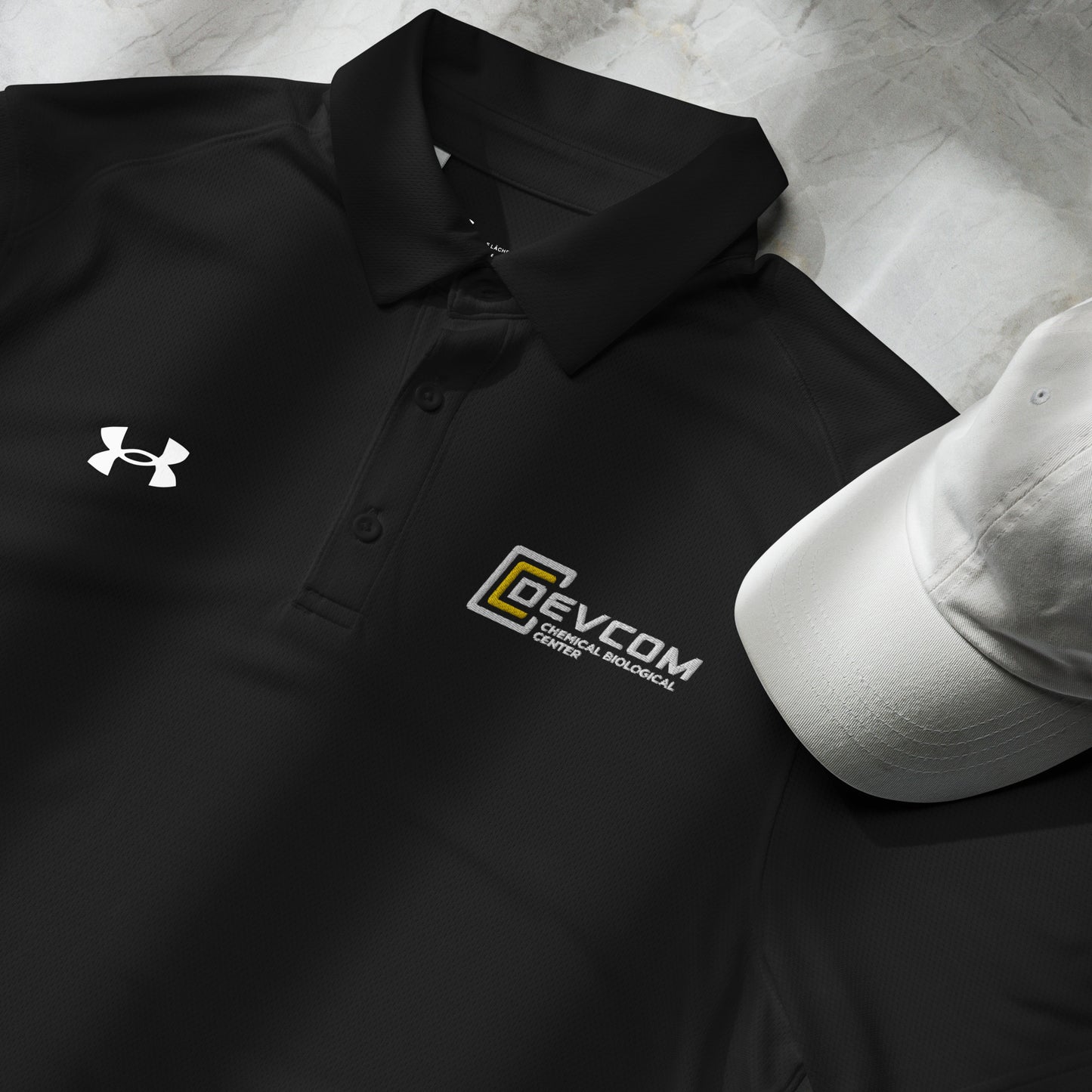 Under Armour® Men's Polo - Devcom - Sleeve