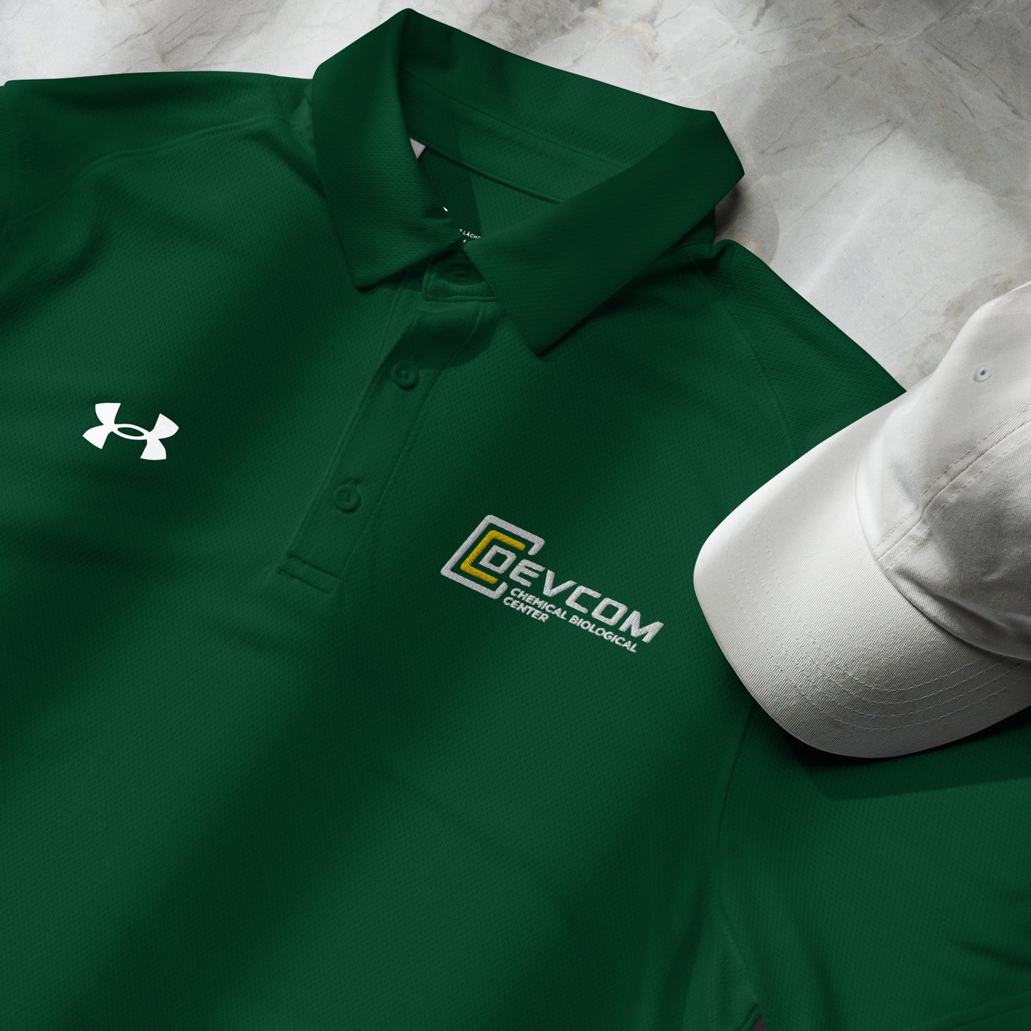 Under Armour® Men's Polo - Devcom - Sleeve