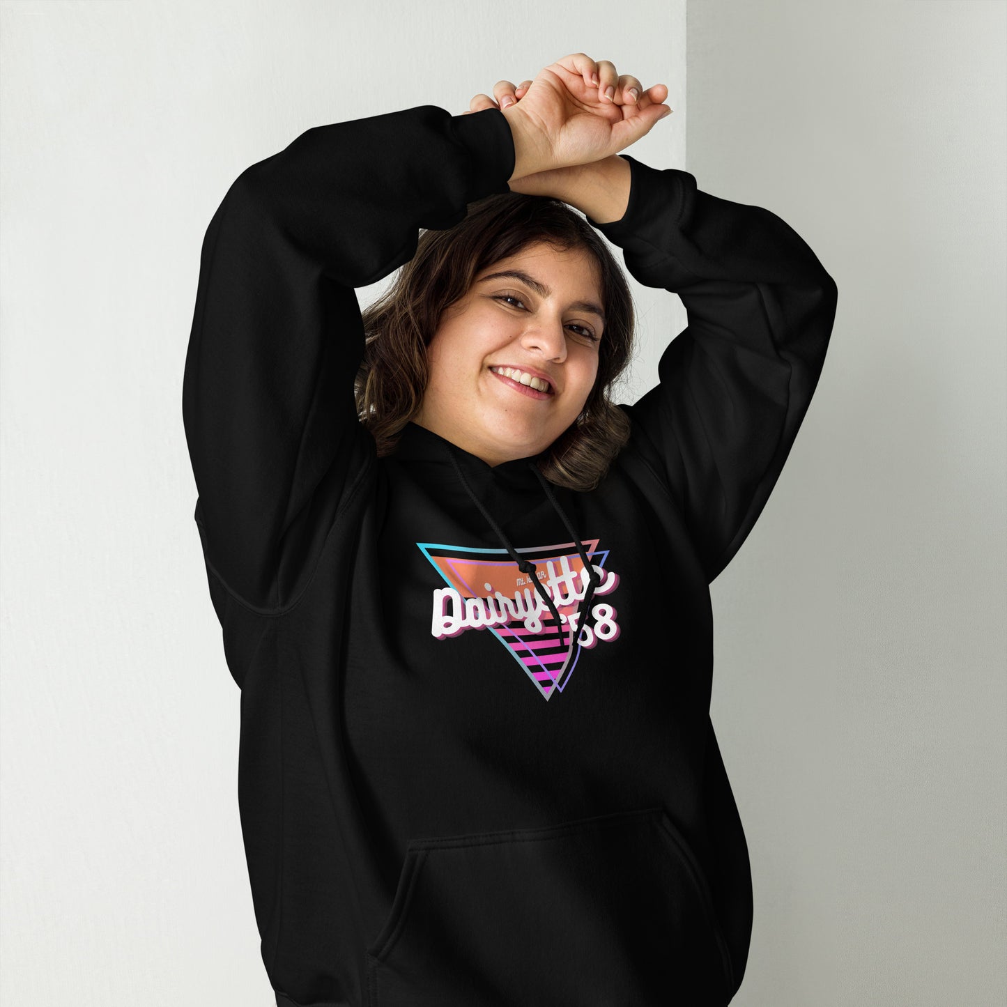 Neon Retro Dairyette Hoodie