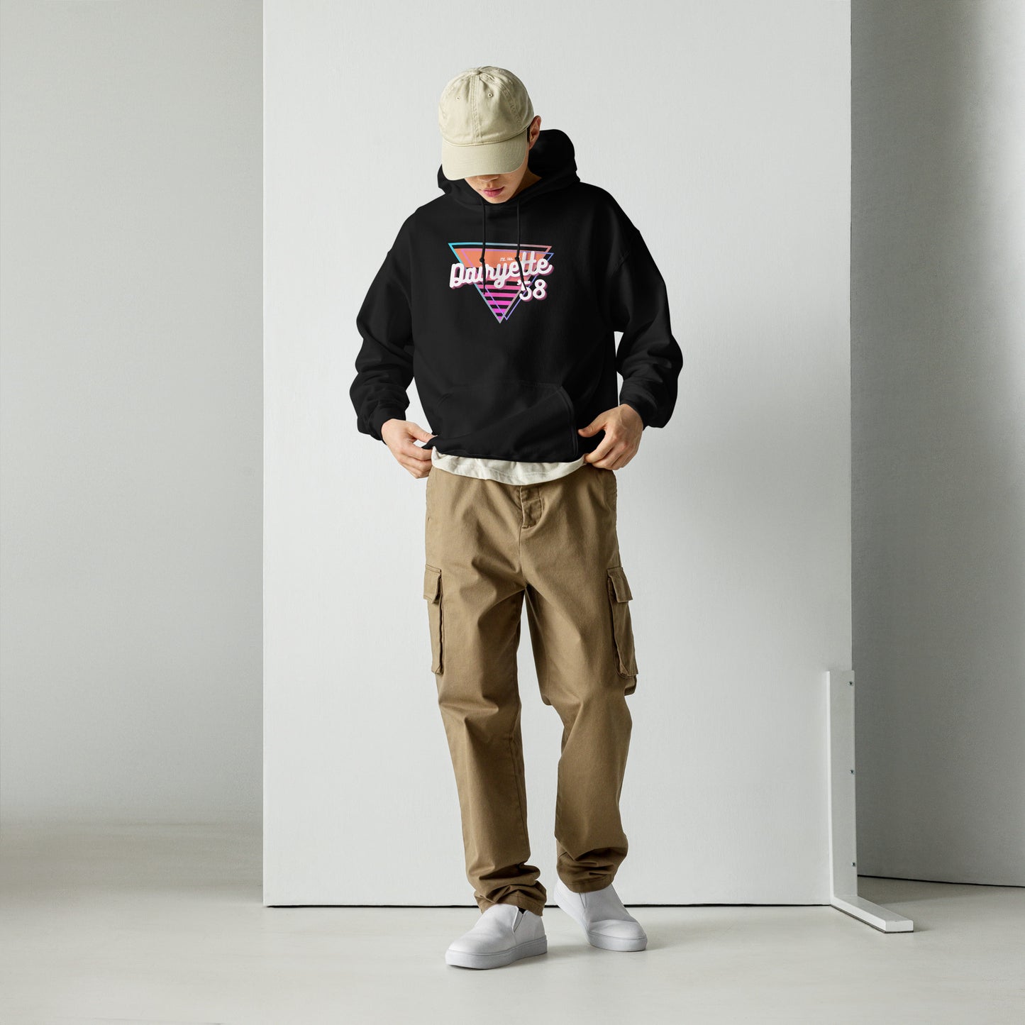 Neon Retro Dairyette Hoodie