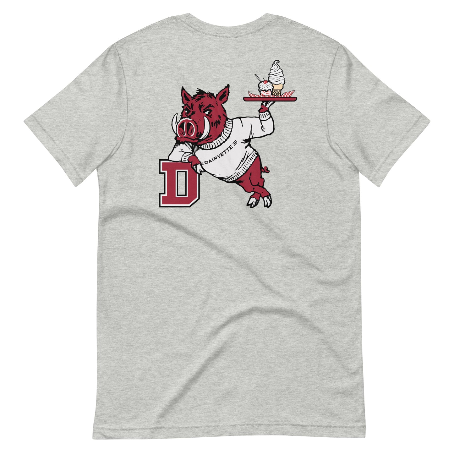 Dairyette Hogs T-shirt (On Back) - Bella+Canvas