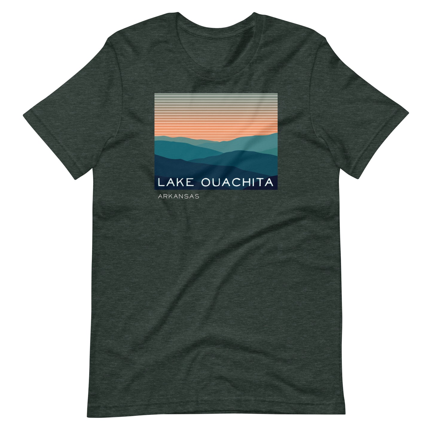 Lake Ouachita Mountain Range
