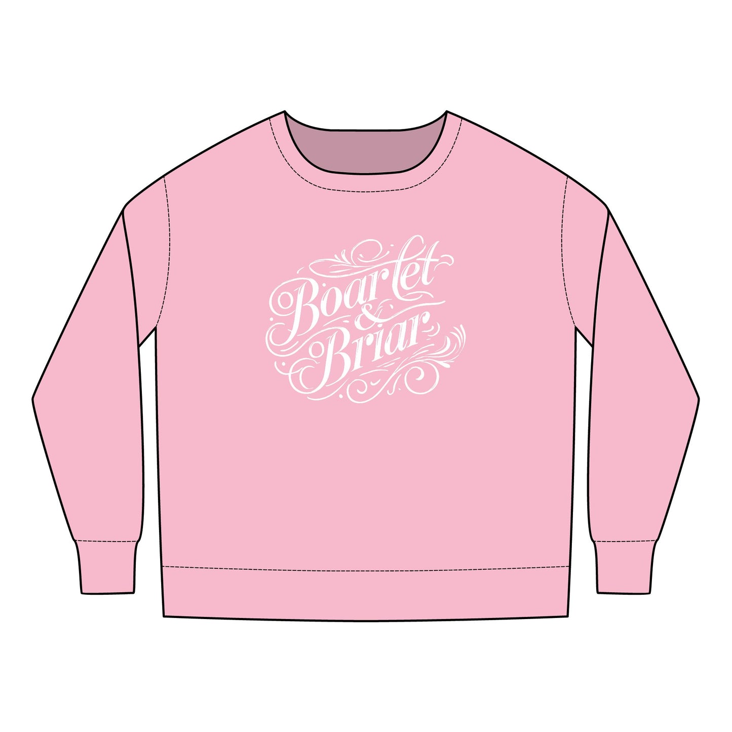 Boarlet & Briar Script Toddler Sweatshirt