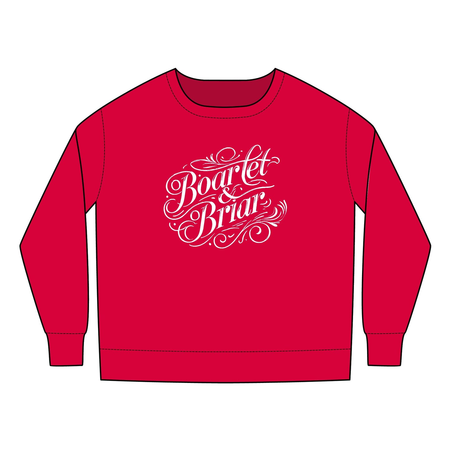 Boarlet & Briar Script Toddler Sweatshirt