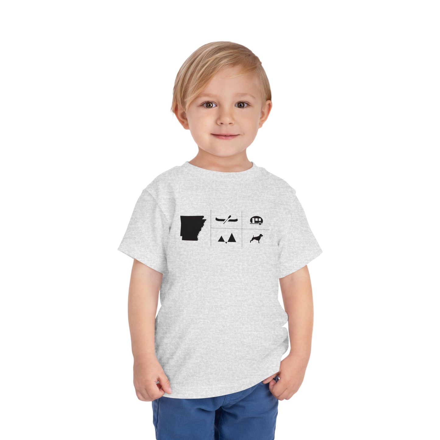 Arkansas Outdoors - Kids Toddler Short Sleeve Tee