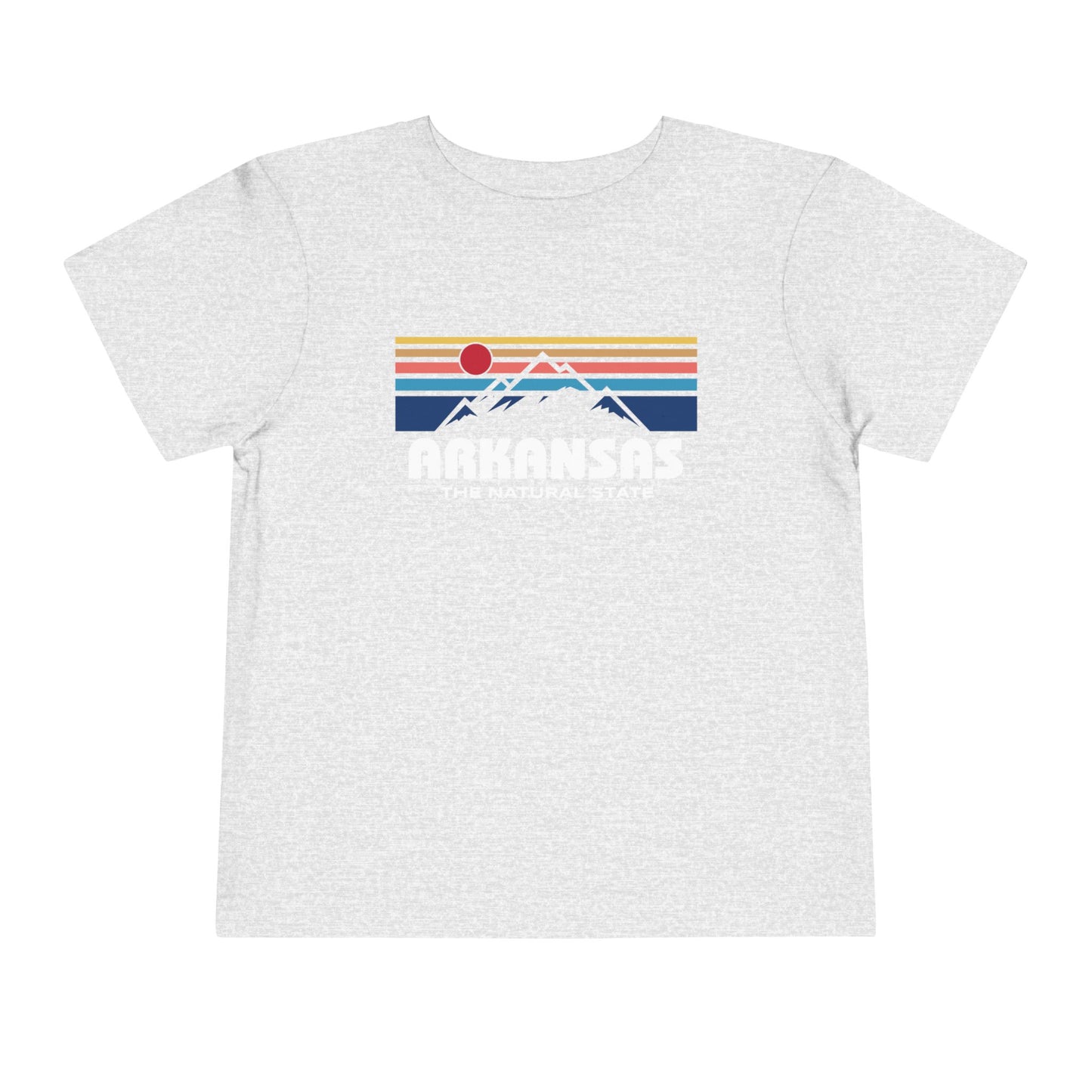 Arkansas Retro Mountain Range - Kids Toddler Short Sleeve Tee