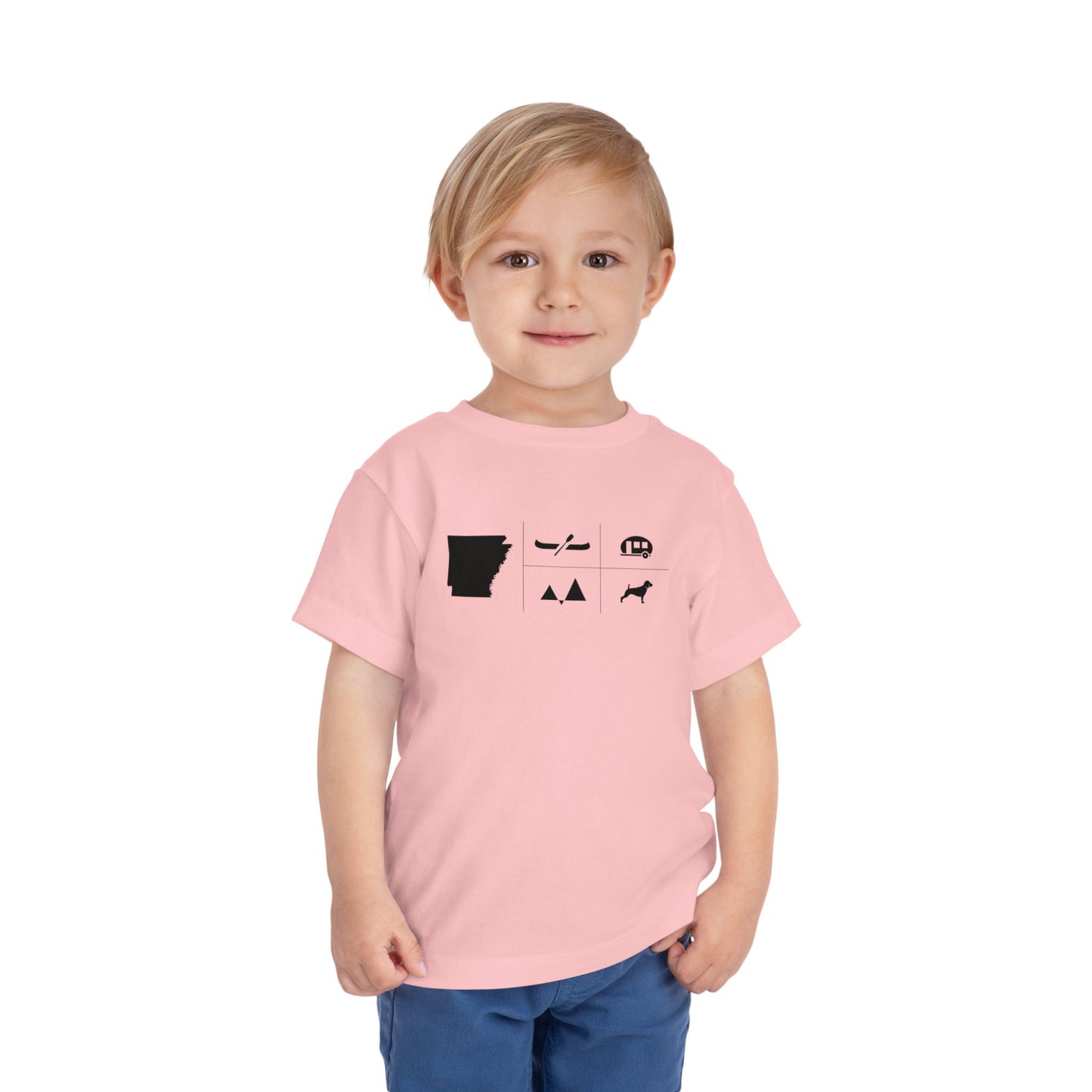 Arkansas Outdoors - Kids Toddler Short Sleeve Tee