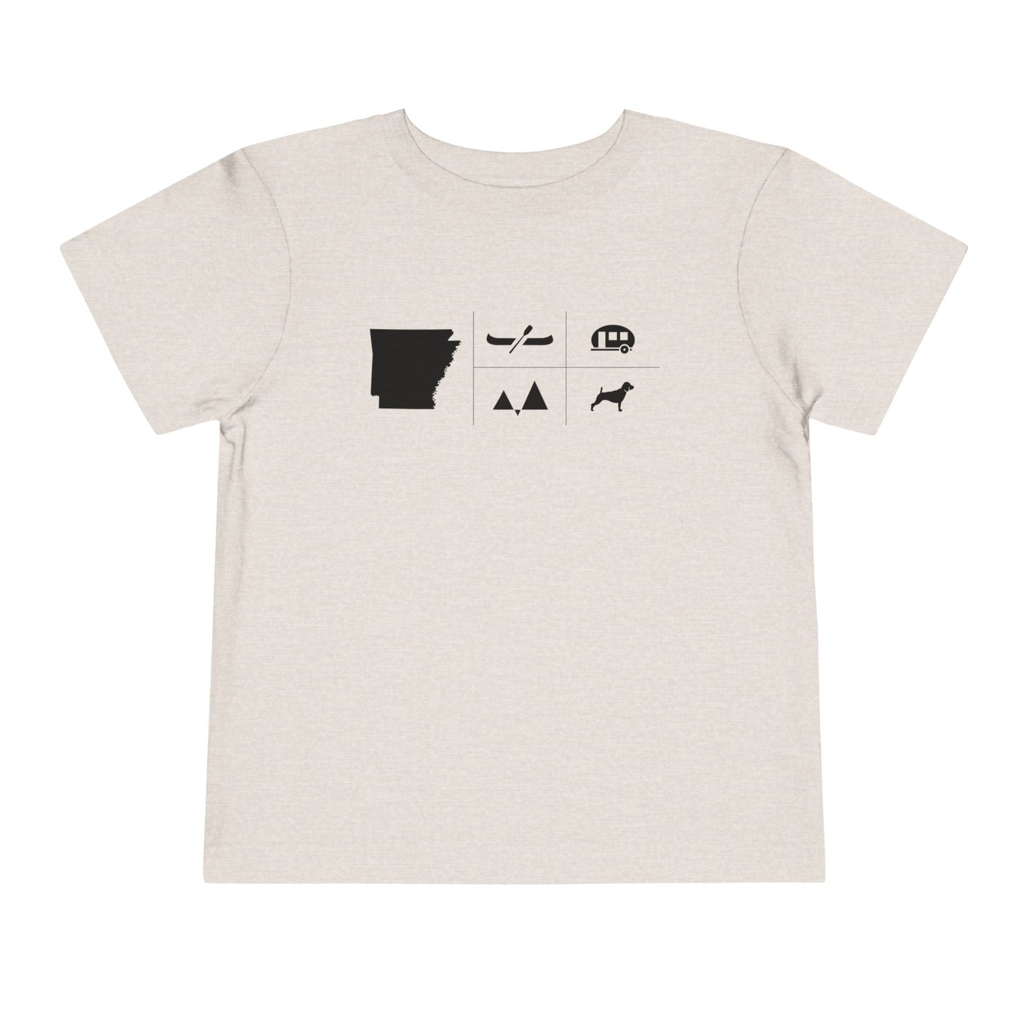 Arkansas Outdoors - Kids Toddler Short Sleeve Tee
