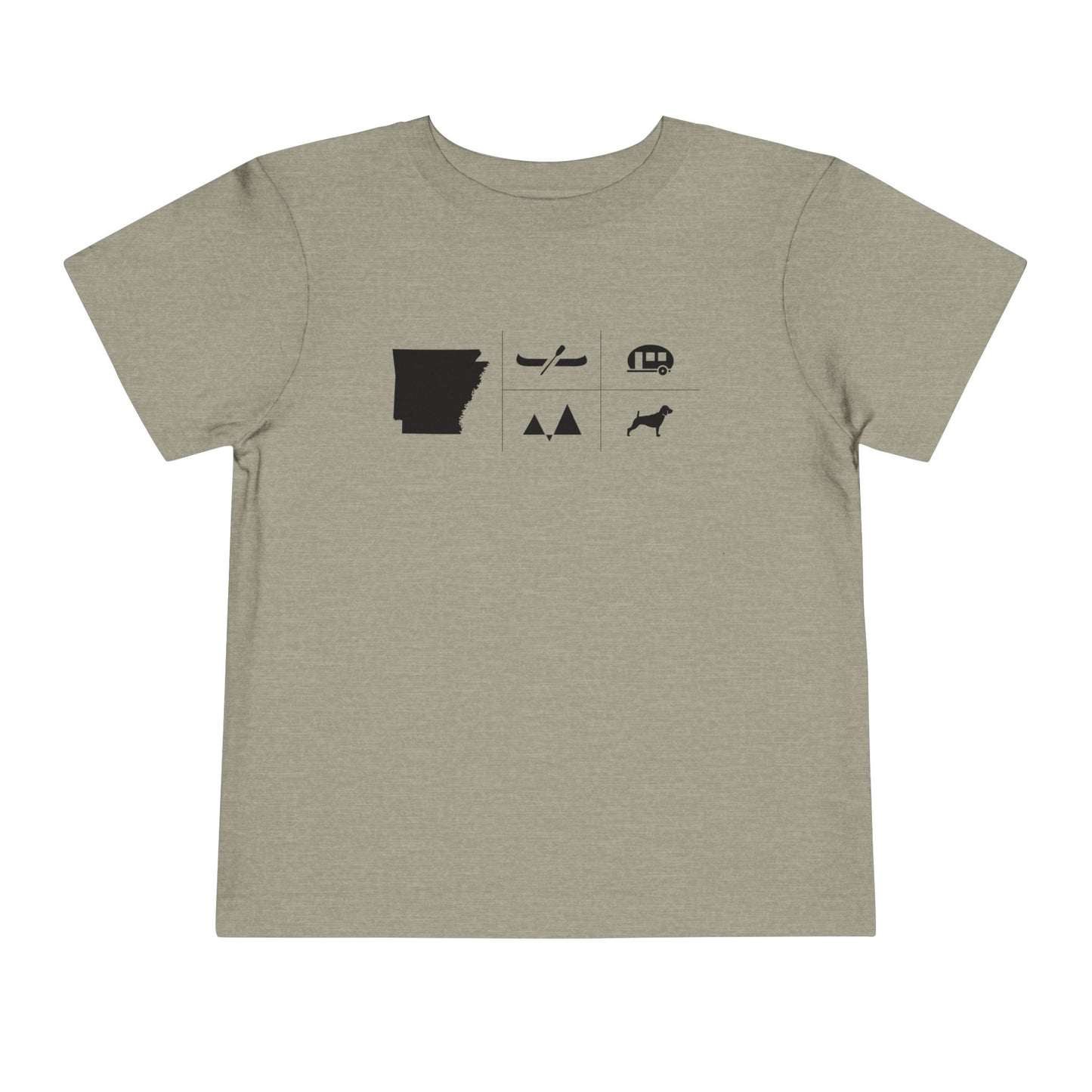 Arkansas Outdoors - Kids Toddler Short Sleeve Tee