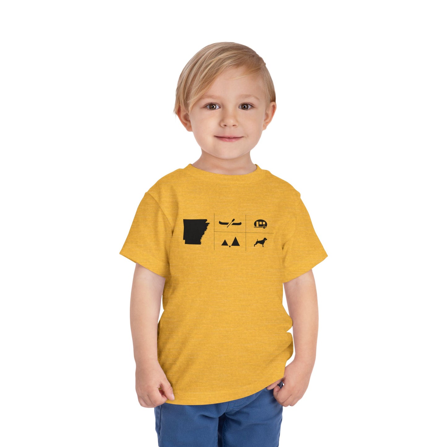 Arkansas Outdoors - Kids Toddler Short Sleeve Tee