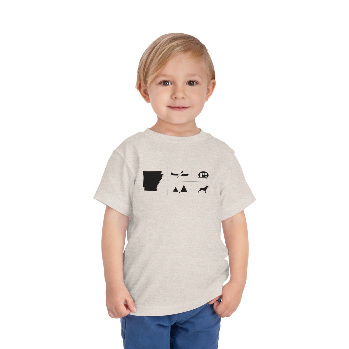 Arkansas Outdoors - Kids Toddler Short Sleeve Tee
