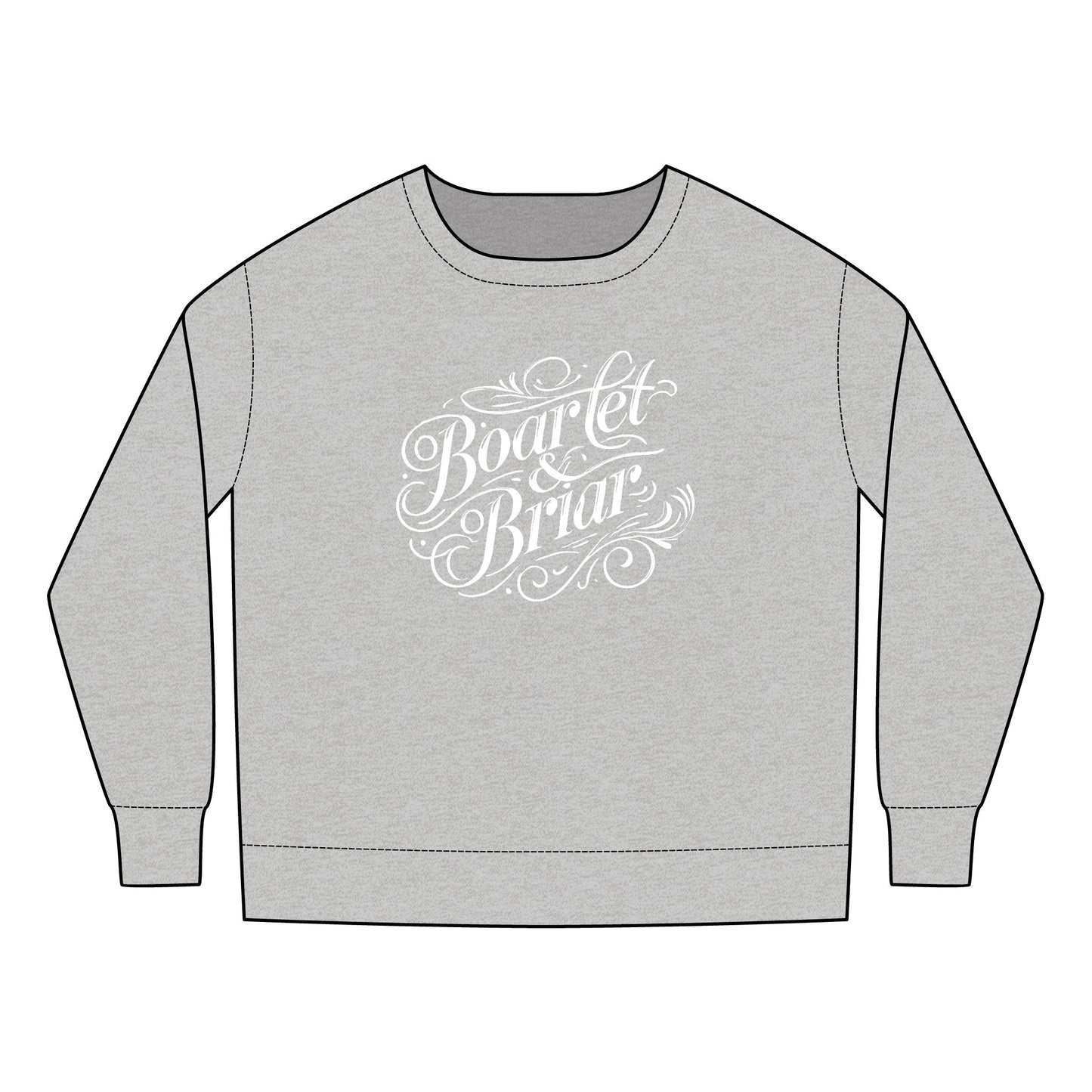 Boarlet & Briar Script Toddler Sweatshirt