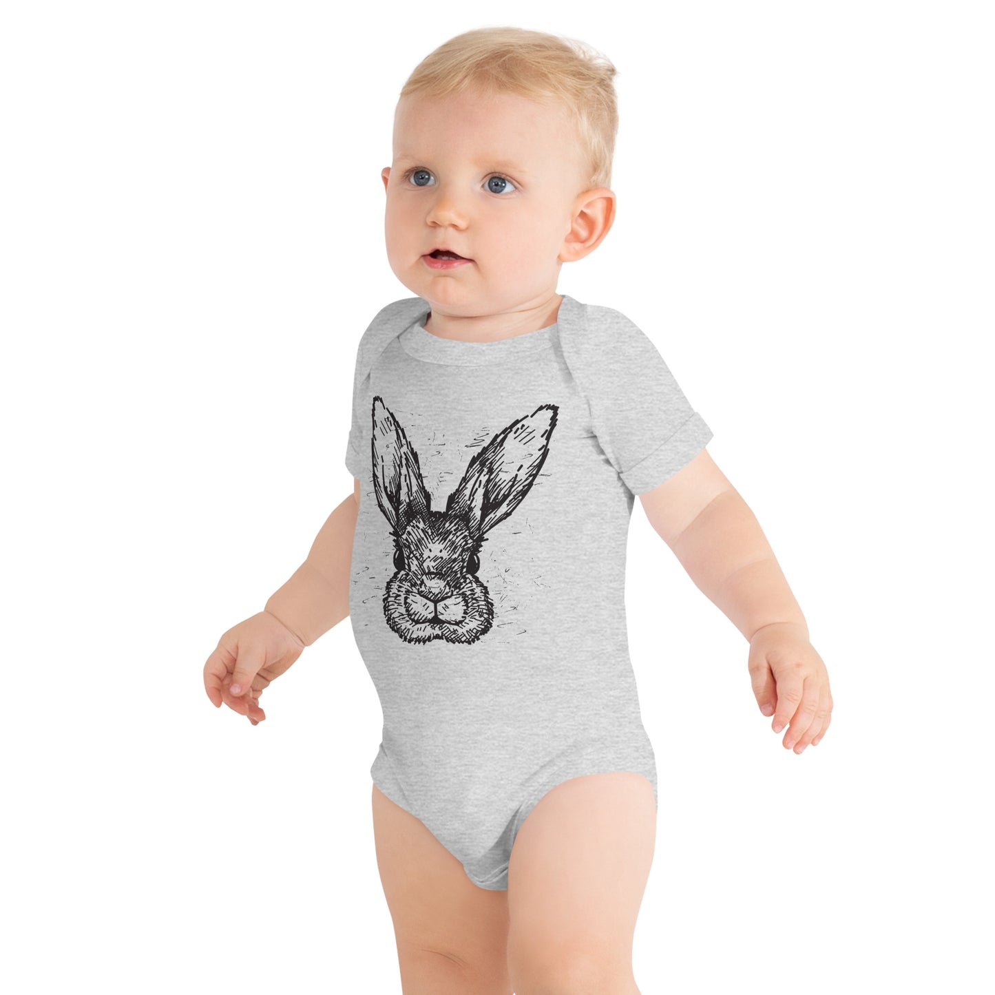 Rabbit Sketch Onesie