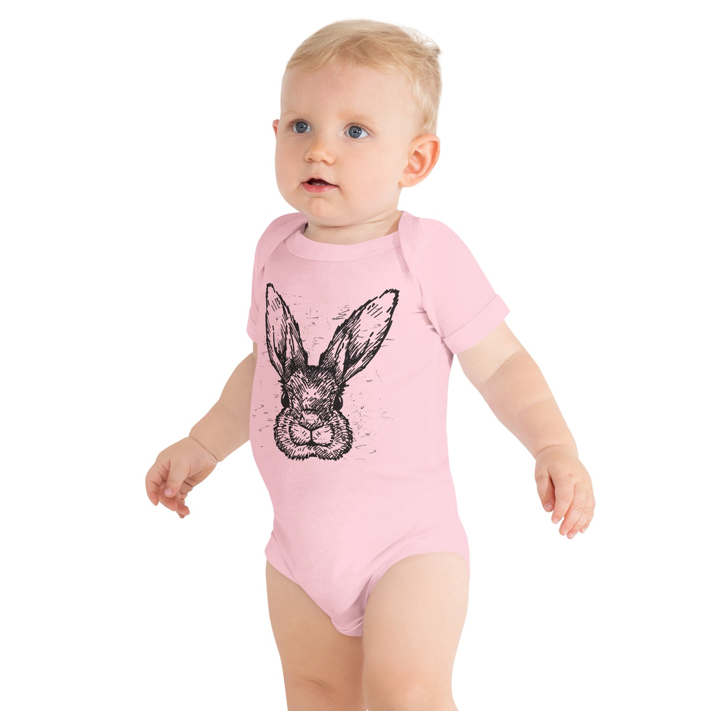 Rabbit Sketch Onesie