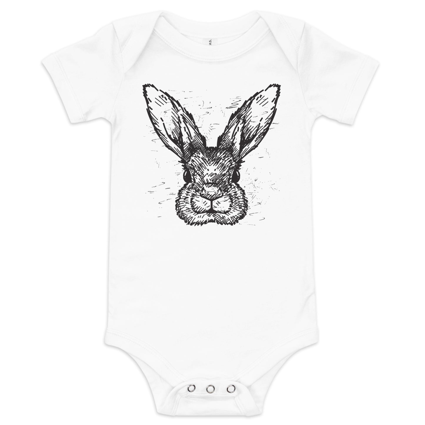 Rabbit Sketch Onesie