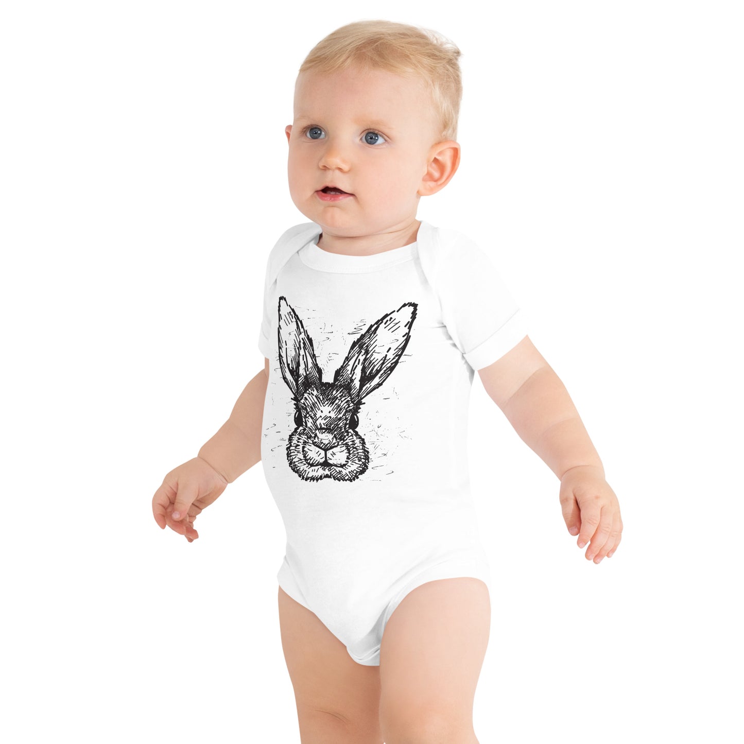 Rabbit Sketch Onesie