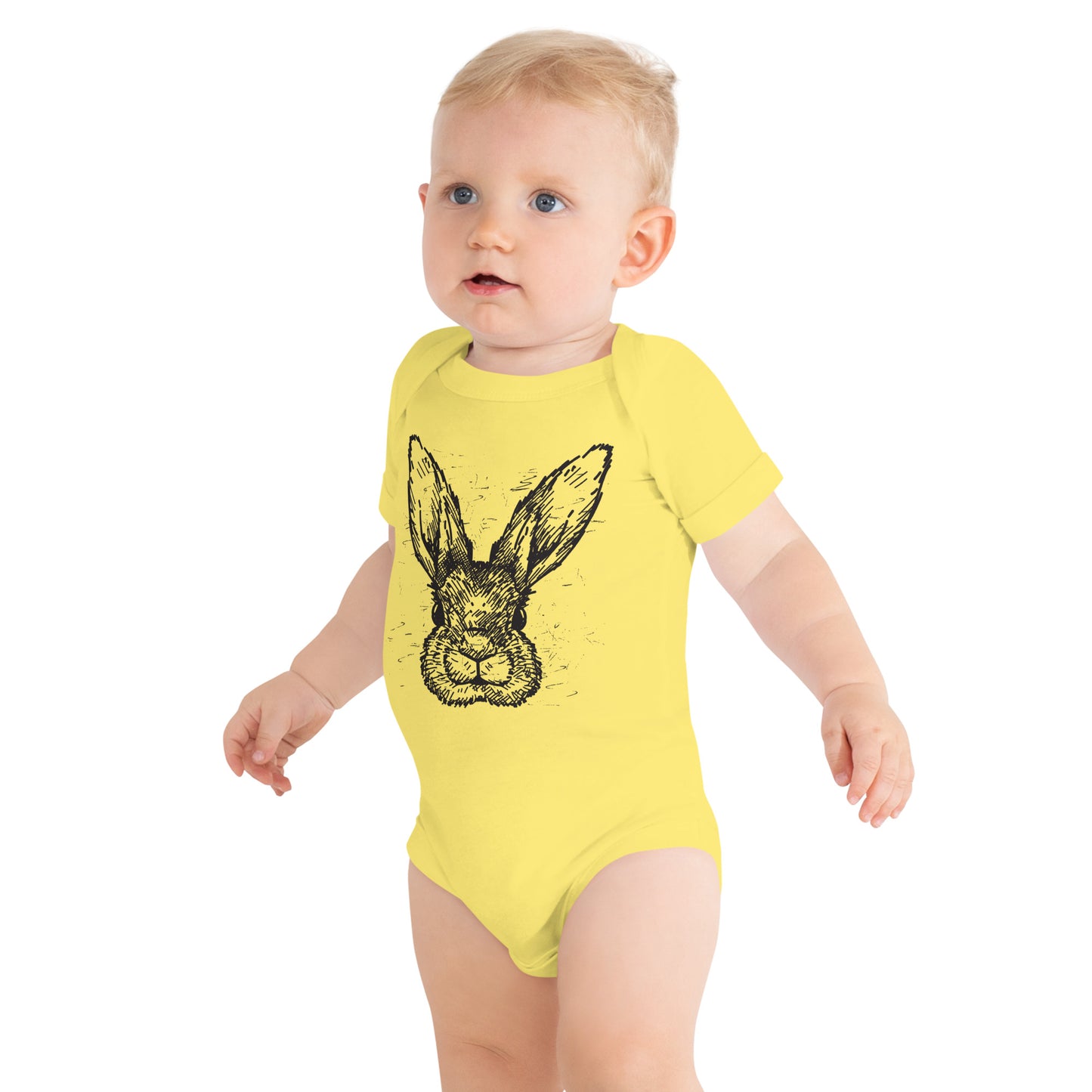 Rabbit Sketch Onesie