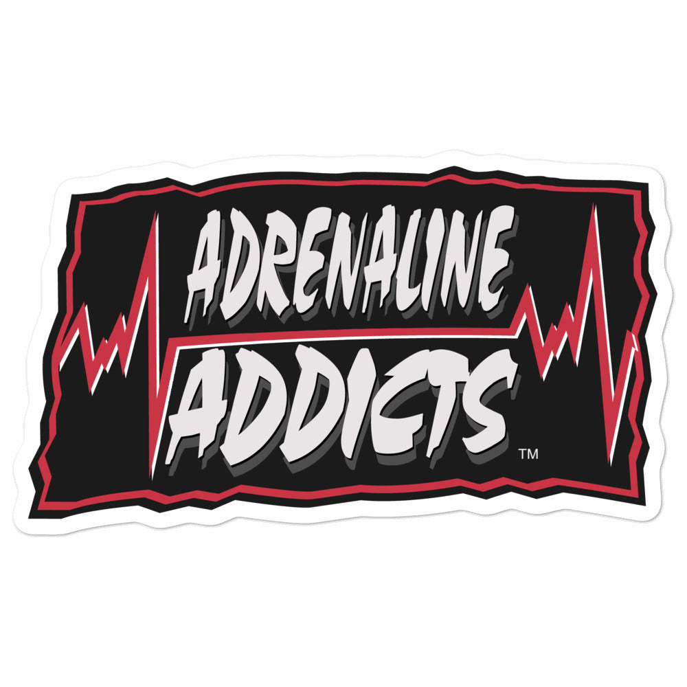 Adrenaline Addicts Sticker – Relaxed Creative