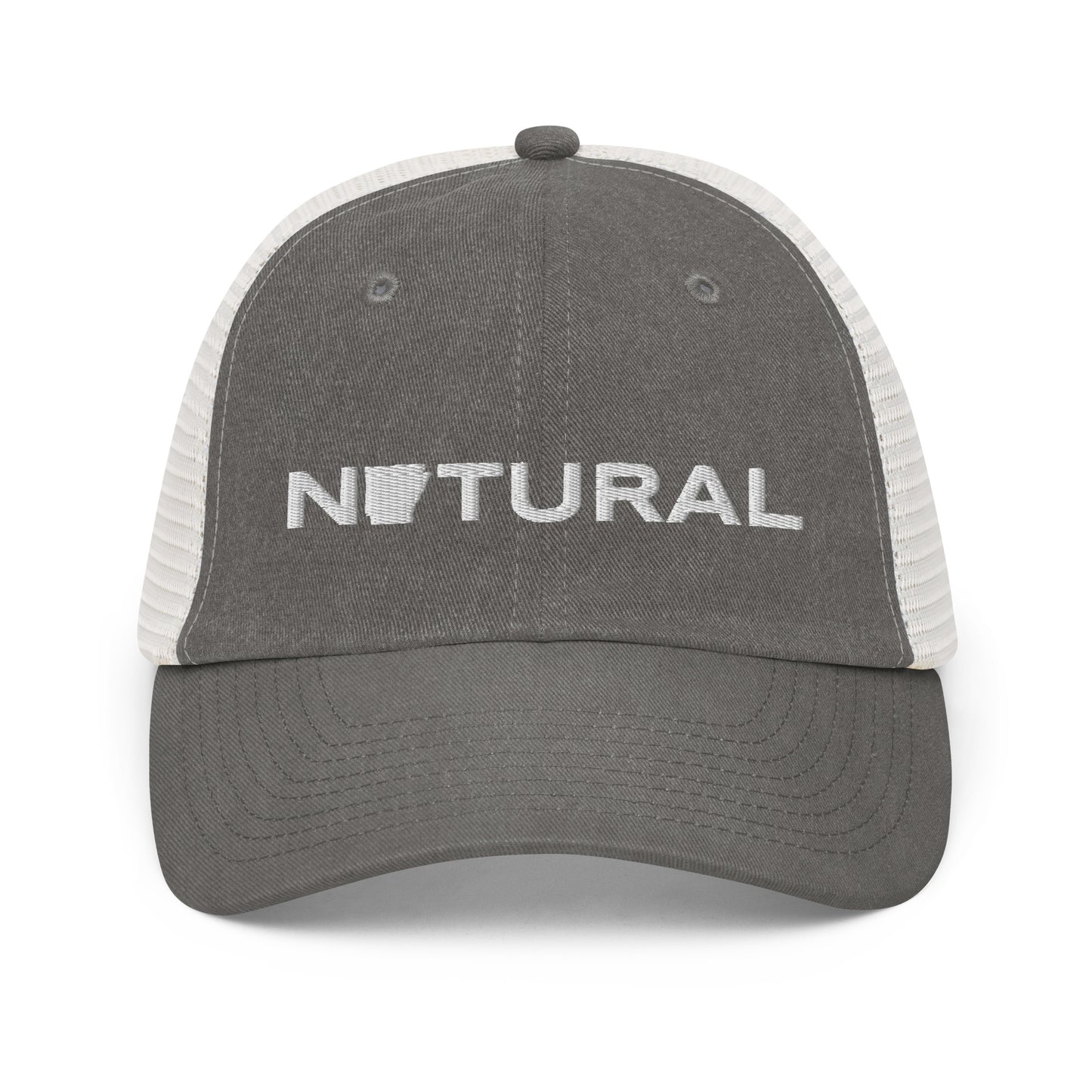 Arkansas Natural Mesh Trucker Hat