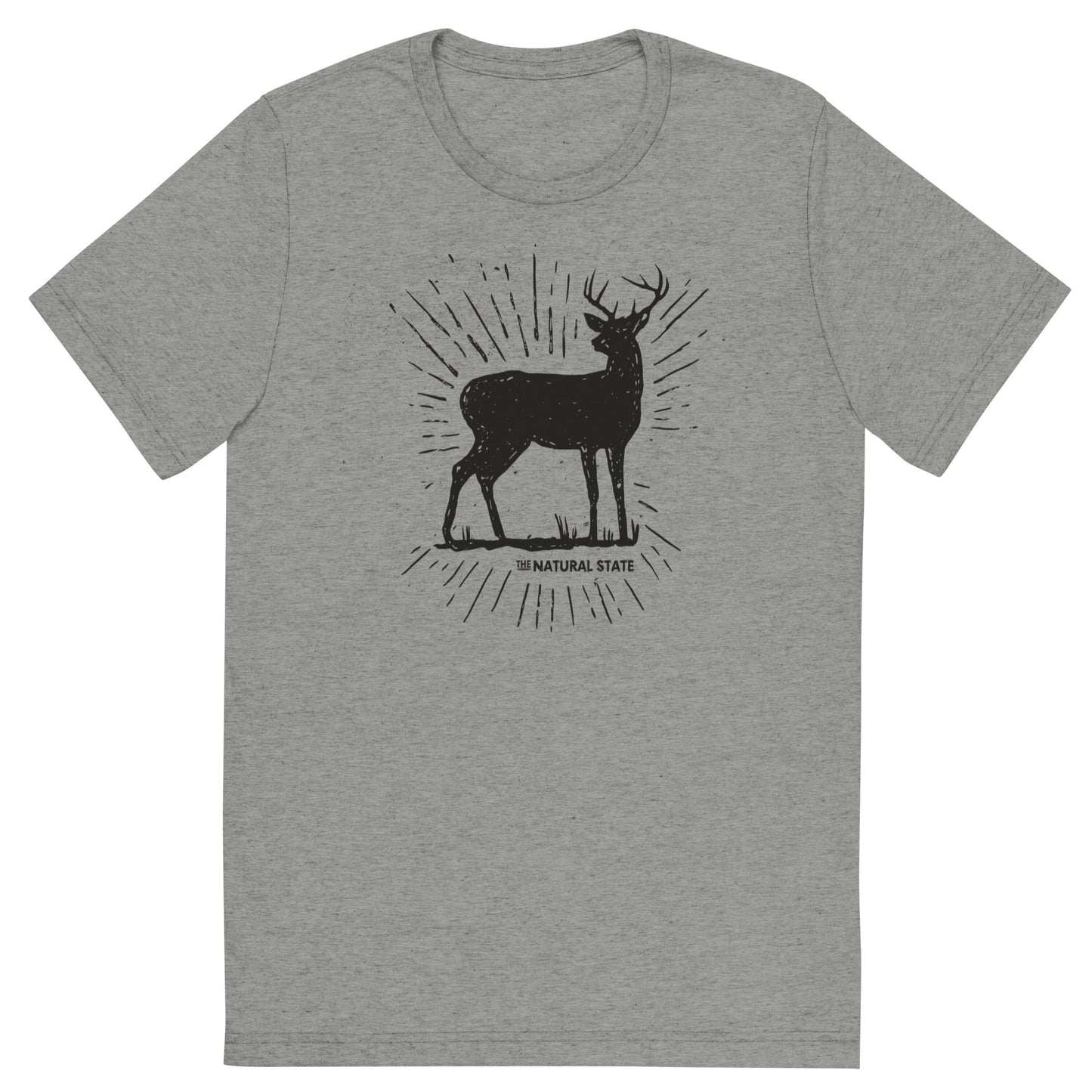 Arkansas The Natural State Deer Solid