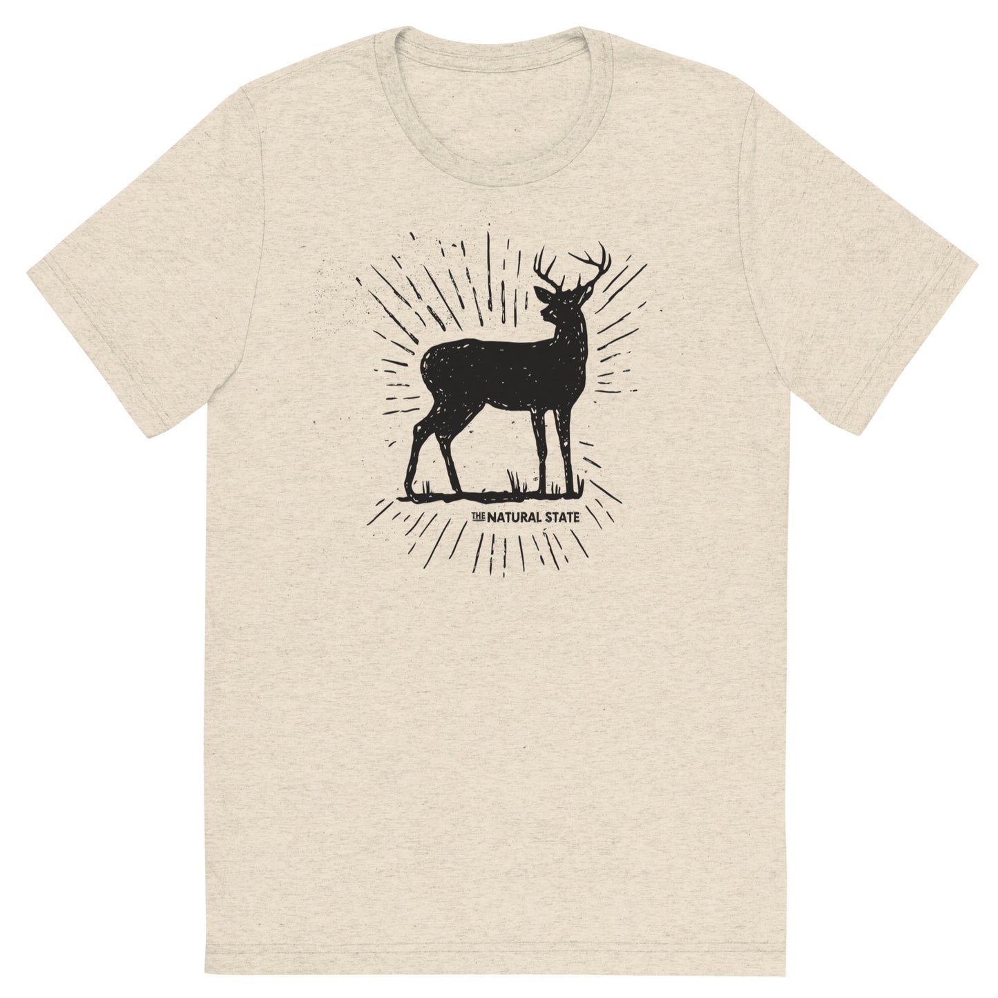 Arkansas The Natural State Deer Solid